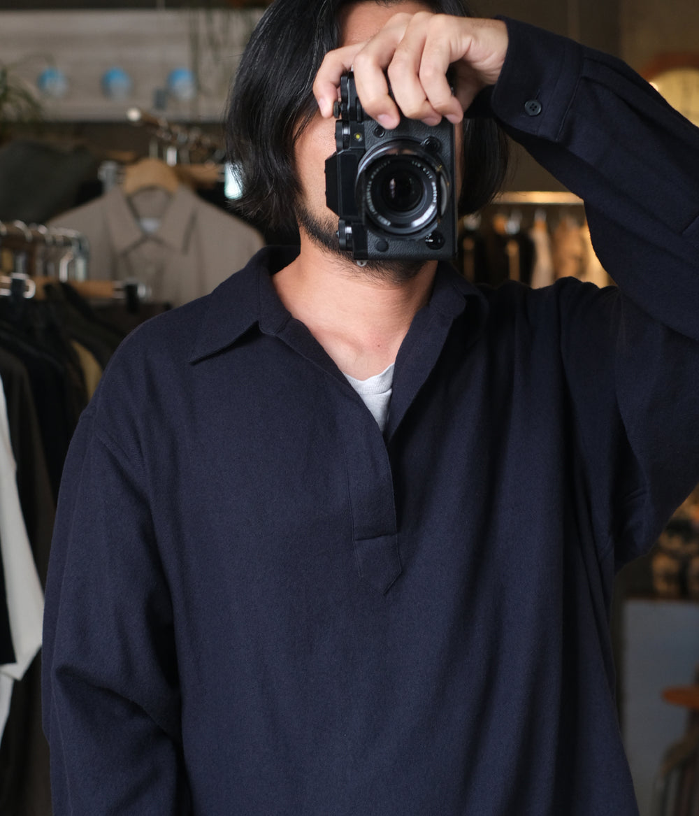 【新品】25aw A.PRESSE Wool Skipper Shirt 2 A.PRESSE 2025 Style2 