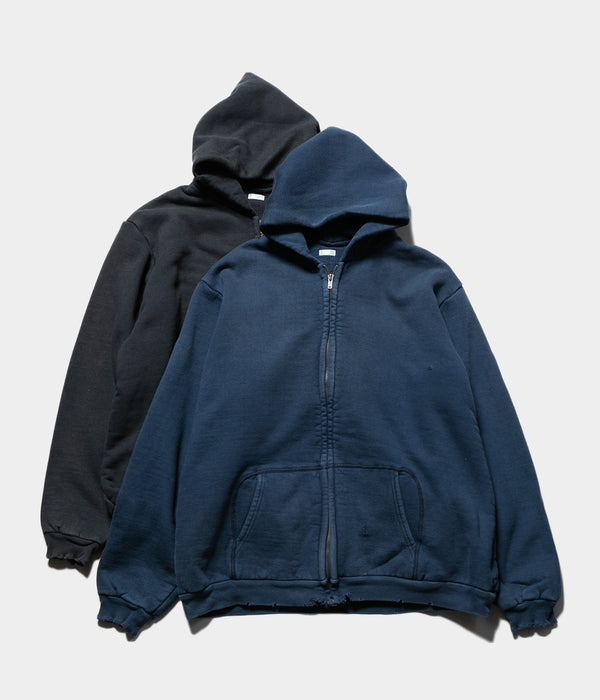 A.PRESSE 2025 Style2 "Vintage Zip Sweat Hoodie"