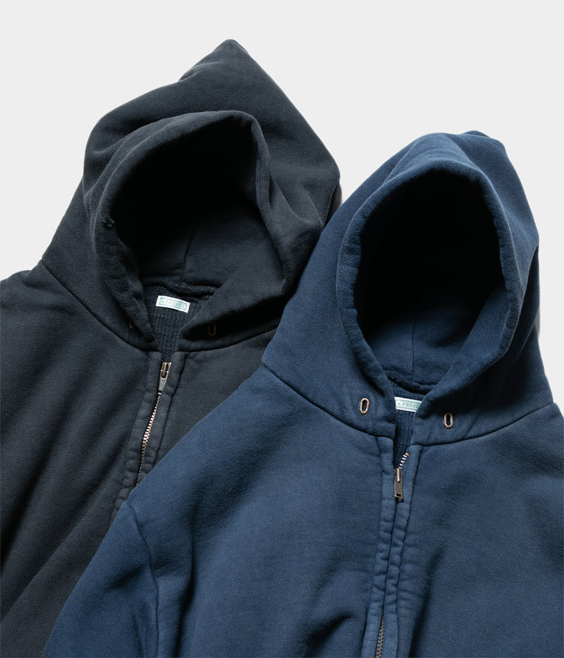 A.PRESSE 2025 Style2 "Vintage Zip Sweat Hoodie"