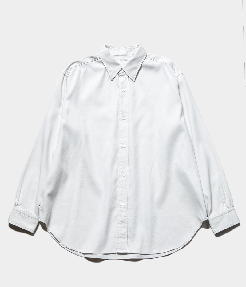 A.PRESSE 2025 Style2 "Double Weave Twill Regular Collar Shirt"