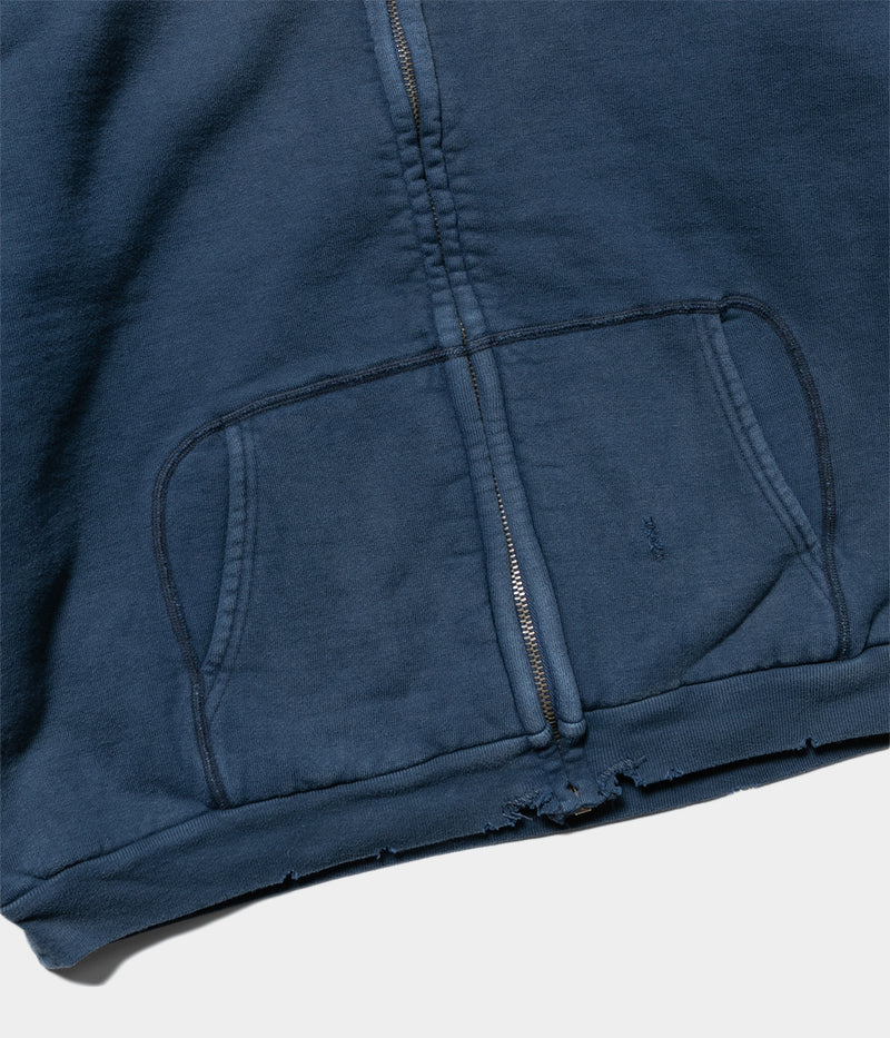 A.PRESSE 2025 Style2 "Vintage Zip Sweat Hoodie"