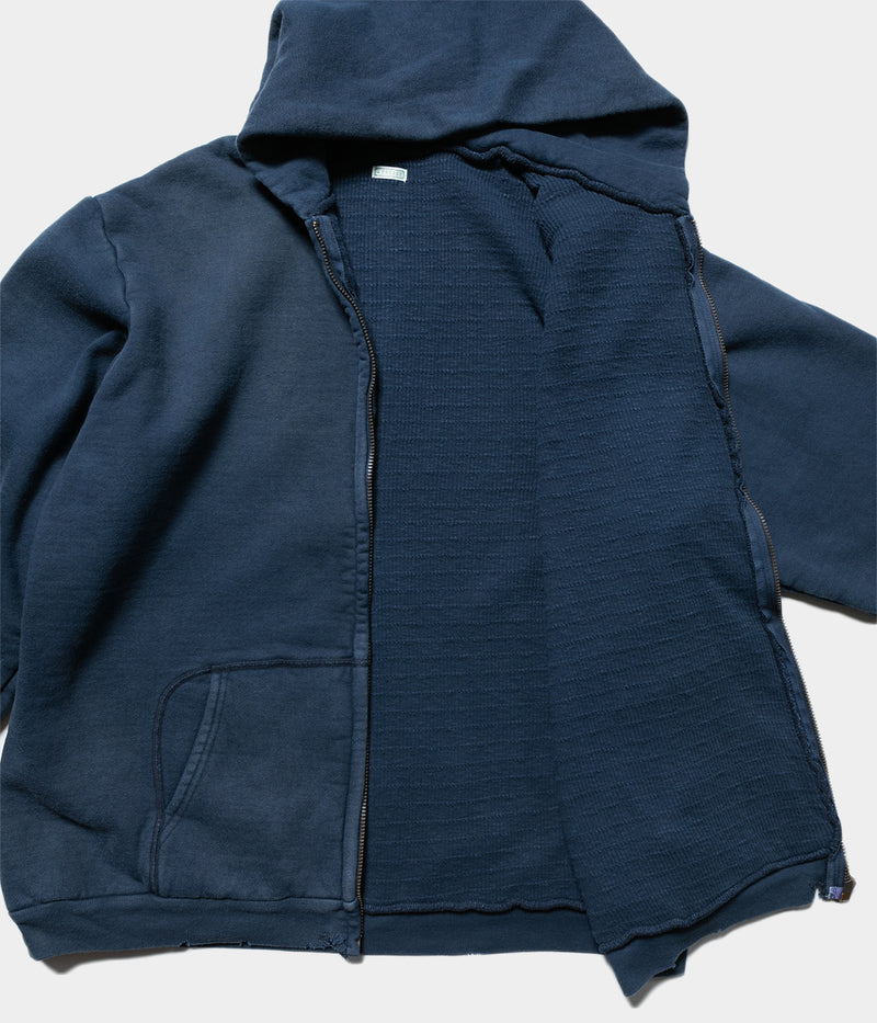 A.PRESSE 2025 Style2 "Vintage Zip Sweat Hoodie"