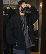 YOKE "Wool Fleece Zip Blouson"