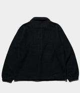 YOKE "WOOL FLEECE HALF ZIP PULLOVER"