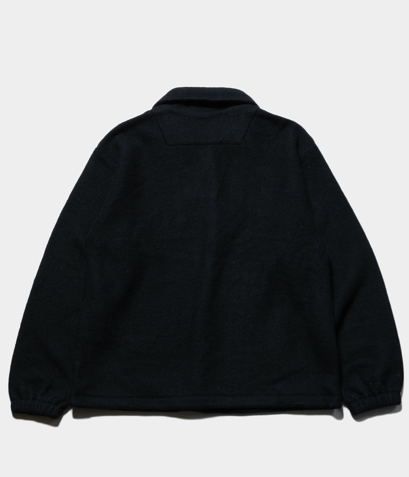 YOKE "WOOL FLEECE HALF ZIP PULLOVER"