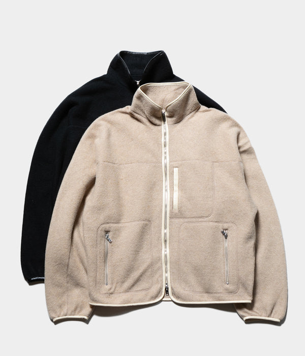YOKE "Wool Fleece Zip Blouson"