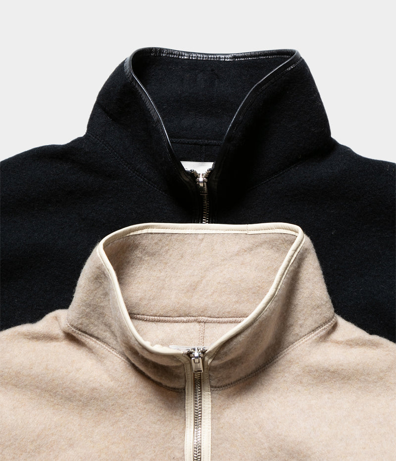 YOKE "Wool Fleece Zip Blouson"