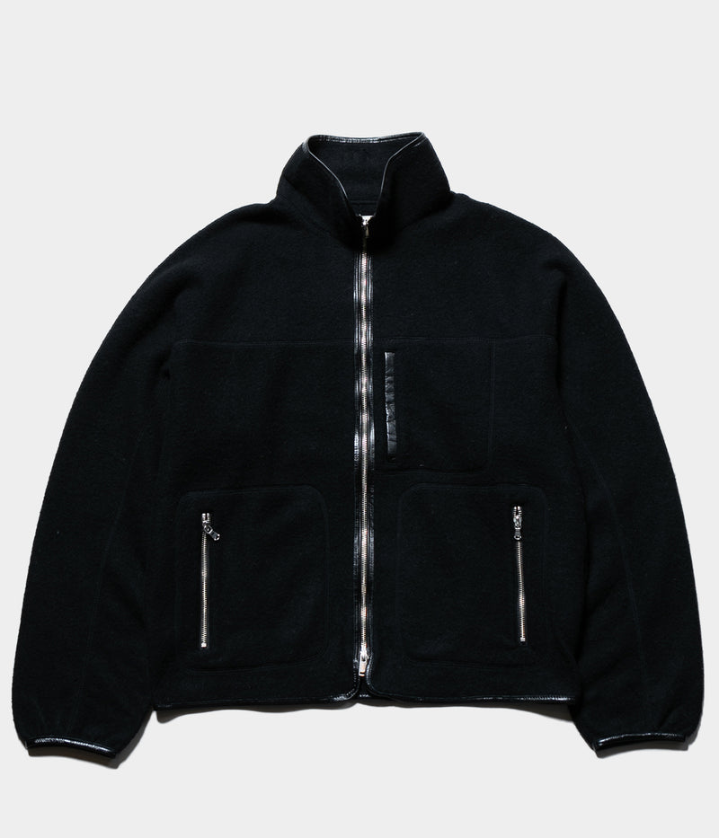 YOKE "Wool Fleece Zip Blouson"