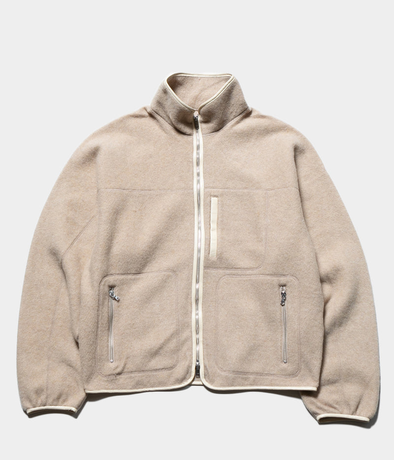 YOKE "Wool Fleece Zip Blouson"