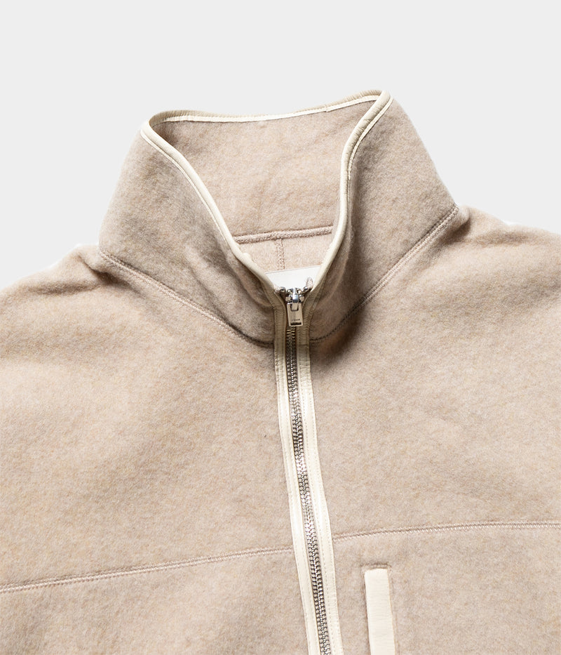 YOKE "Wool Fleece Zip Blouson"