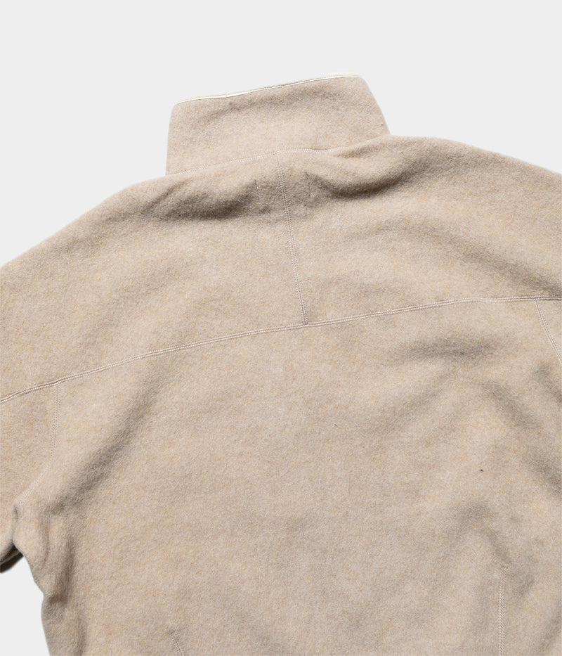 YOKE "Wool Fleece Zip Blouson"