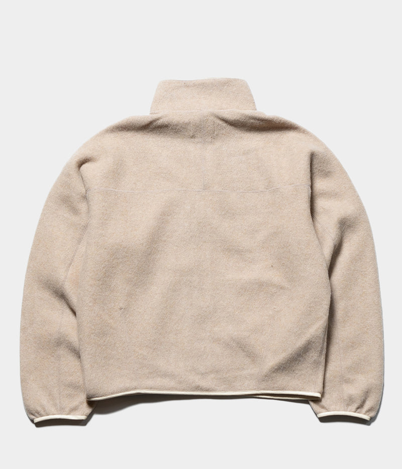 YOKE "Wool Fleece Zip Blouson"
