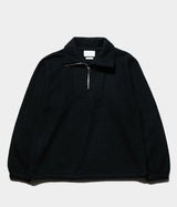YOKE "WOOL FLEECE HALF ZIP PULLOVER"
