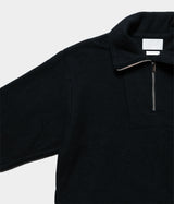 YOKE "WOOL FLEECE HALF ZIP PULLOVER"