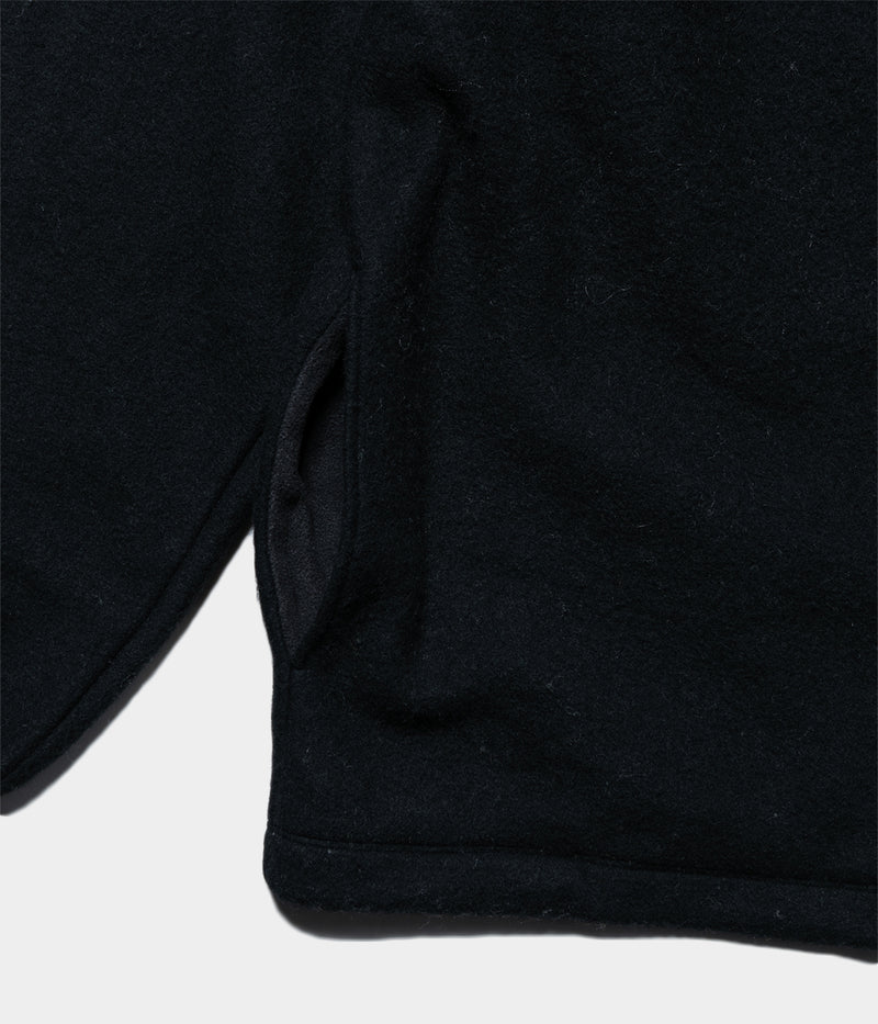 YOKE "WOOL FLEECE HALF ZIP PULLOVER"