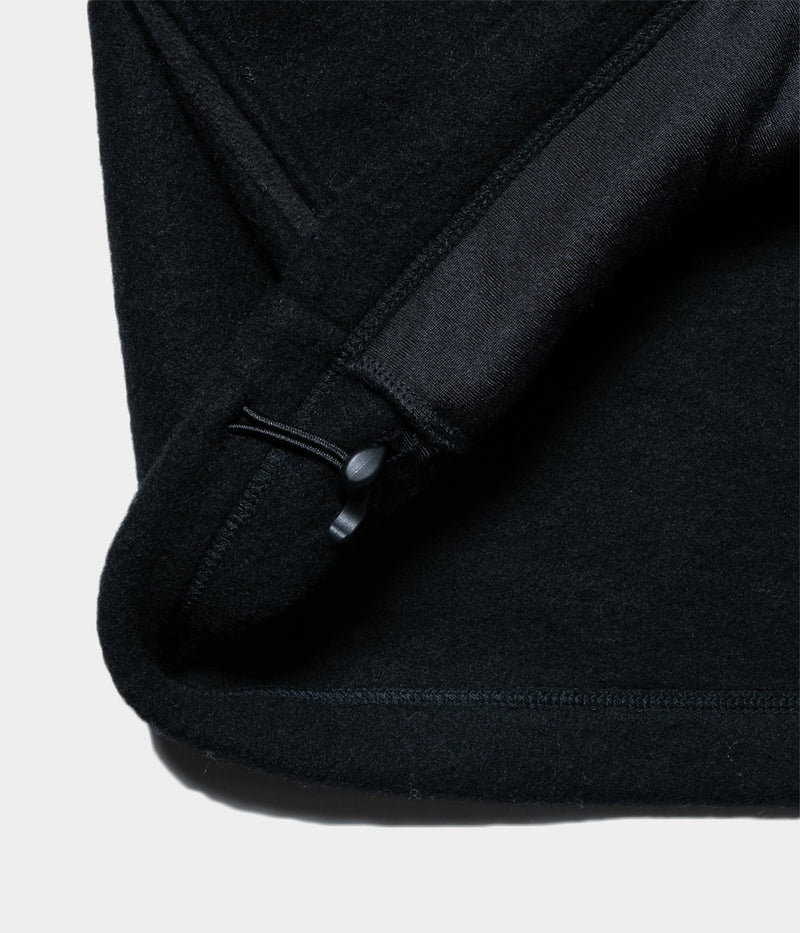 YOKE "WOOL FLEECE HALF ZIP PULLOVER"