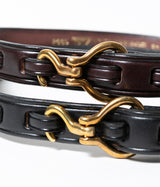 TORY LEATHER "Brass"1"Mini Hoof Pick Belt"