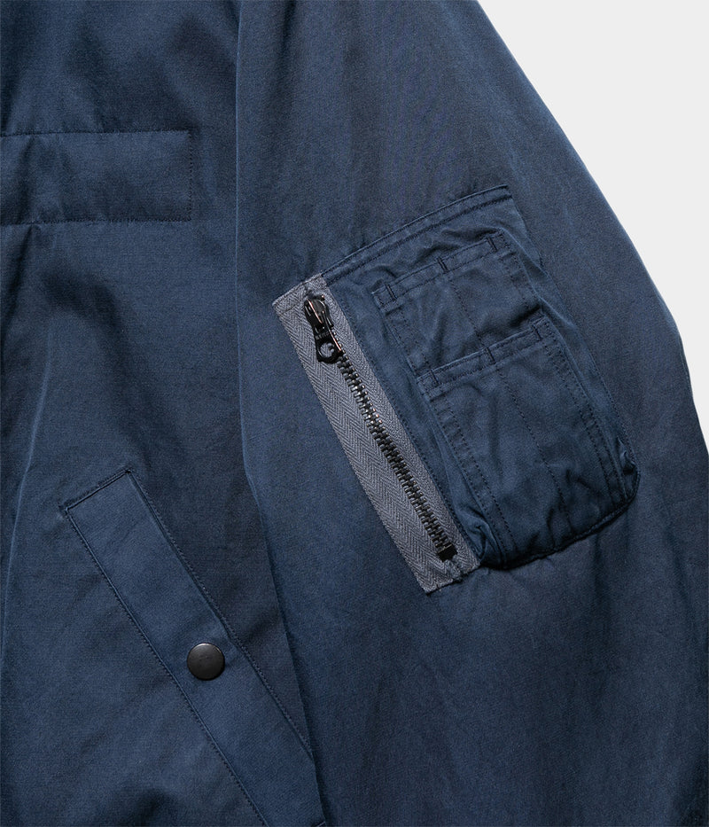 A.PRESSE 2025 Style2 "Vintage Silk Flight Jacket"