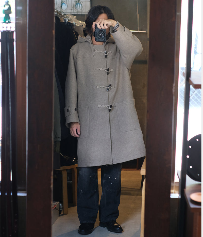 HERILL "Natural cashmere duffle coat"