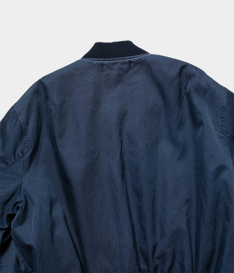 A.PRESSE 2025 Style2 "Vintage Silk Flight Jacket"