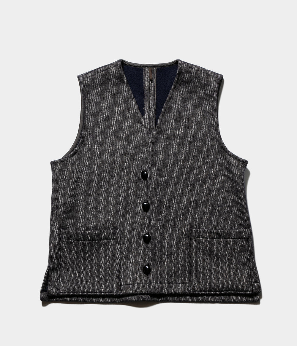 RRL MASSON VEST オイルドクロスコットン サイズS RRL RALPHLAUREN MASSON VEST オイルクロスキルティングダウンベスト