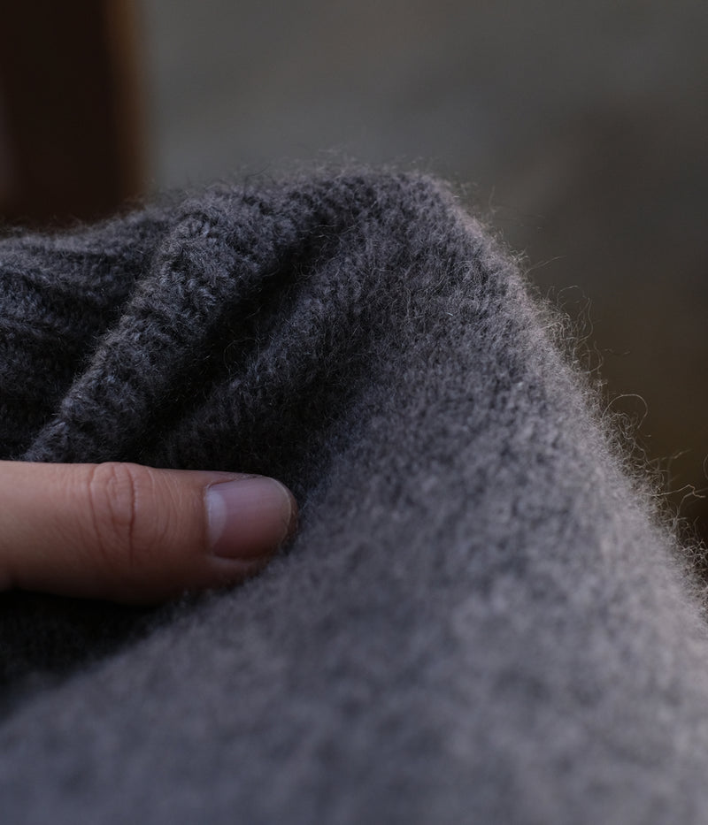 MAATEE＆SONS "CASHMERE P/O SWEATER"