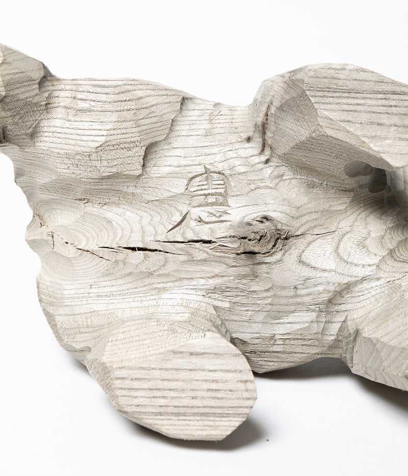 Kenji Sato "Crawling Bear Jindai Wood"