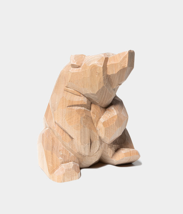Kenji Sato "Sitting Bear Walnut"