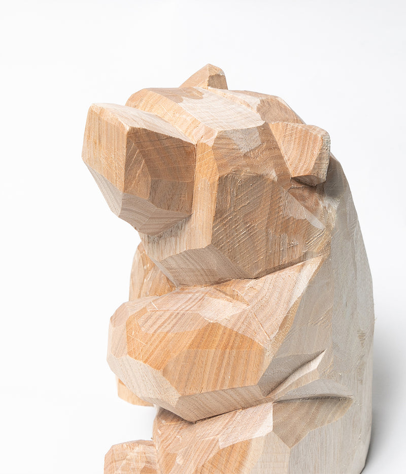Kenji Sato "Sitting Bear Walnut"