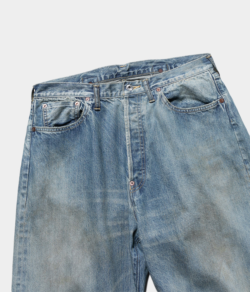 A.PRESSE 2026 Style1 "No.37 Washed Wide Denim Pants"