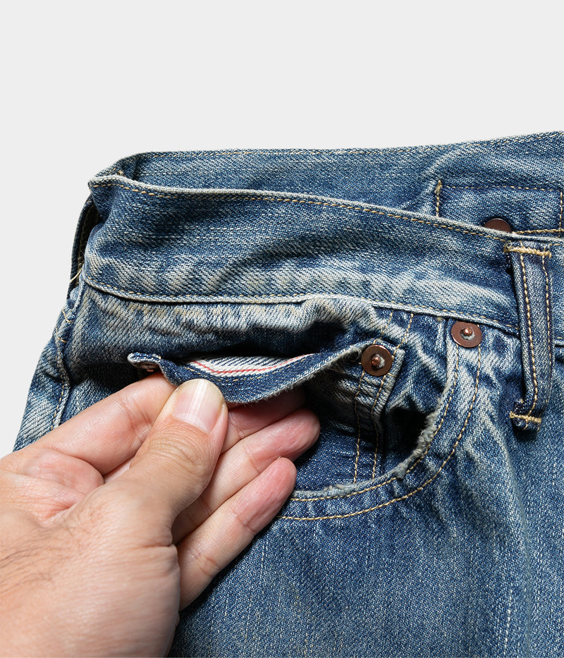 A.PRESSE 2026 Style1 "No.37 Washed Wide Denim Pants"