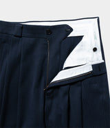 A.PRESSE 2026 Style1 "Cotton Silk Twill Wide Trousers"