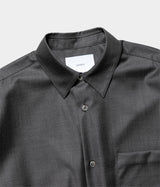 SSSTEIN 26SS "EXTRA FINE WOOL OVERSIZED REGULAR COLLAR SHIRT"