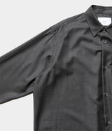 SSSTEIN 26SS "EXTRA FINE WOOL OVERSIZED REGULAR COLLAR SHIRT"