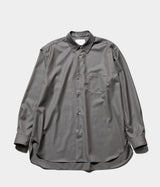 SSSTEIN 26SS "EXTRA FINE WOOL OVERSIZED REGULAR COLLAR SHIRT"