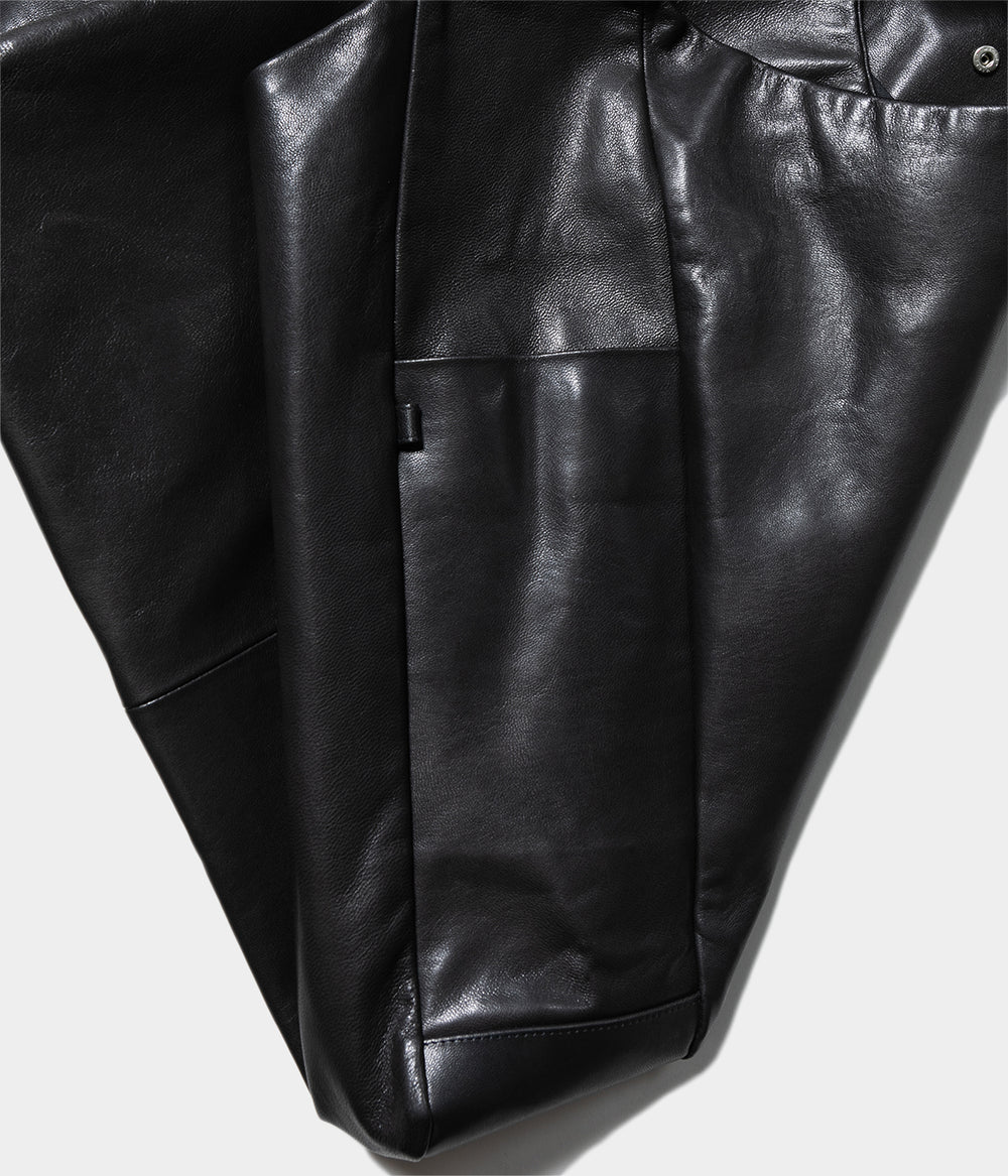 バッグ ssstein LEATHER SHOULDER BAG BLACK ssstein - 【再販売通知受付可能】Leather Shoulder Bag(LEATHER