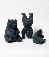 Kenji Sato "Sitting Bear Shina (Ryukyu Indigo Dye)"