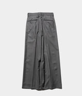 SSSTEIN 26SS "EXTRA FINE WOOL LONG WIDE TROUSERS"