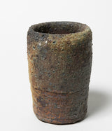 古村其飯 "窯変酒器(桐箱付)" (沖縄・荒焼)