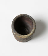 古村其飯 "窯変酒器(桐箱付)" (沖縄・荒焼)