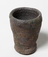 古村其飯 "窯変酒器(桐箱付)" (沖縄・荒焼)