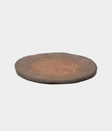 古村其飯 "丸い板皿" (沖縄・荒焼)