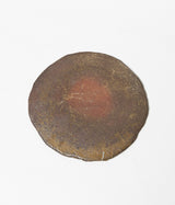 古村其飯 "丸い板皿" (沖縄・荒焼)