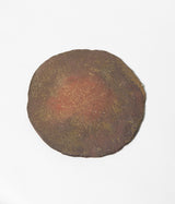 古村其飯 "丸い板皿" (沖縄・荒焼)