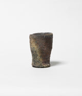 古村其飯 "窯変酒器(桐箱付)" (沖縄・荒焼)