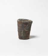 古村其飯 "窯変酒器(桐箱付)" (沖縄・荒焼)