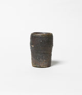 古村其飯 "窯変酒器(桐箱付)" (沖縄・荒焼)