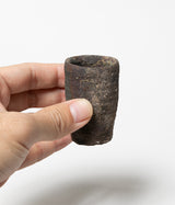 古村其飯 "窯変酒器(桐箱付)" (沖縄・荒焼)