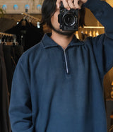 A.PRESSE 2026 Style1 "Vintage Half Zip Sweat Shirt"