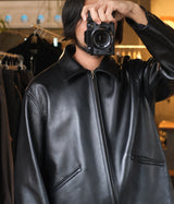 A.PRESSE 2026 Style1 "Leather Sports Jacket"